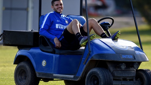Inter, allenamento "a 4 ruote"
