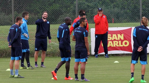 Europa League, il Napoli si prepara per la sfida col Midtjylland