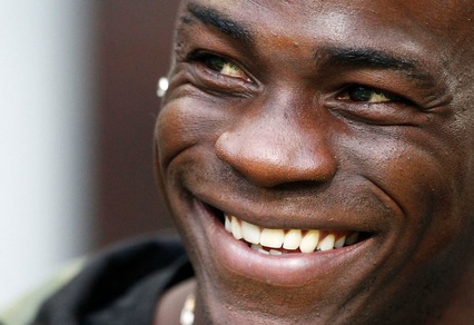 Anche Balotelli al fianco di Valentino Rossi