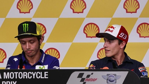 MotoGp, Marquez: «Rispetto Rossi, mi dispiace ma corro al 100%»