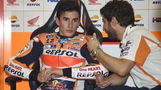 MotoGp Honda, Marquez: «Rossi era da cartellino rosso»