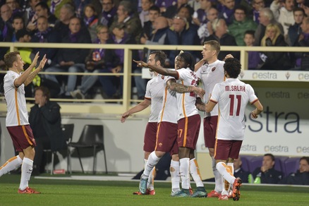 Fiorentina-Roma 1-2, Salah-Gervinho e i giallorossi sono primi