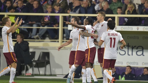 Fiorentina-Roma 1-2, Salah-Gervinho e i giallorossi sono primi