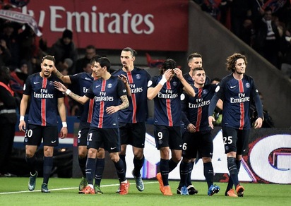 Ligue 1, fuga Psg: 4-1 al Saint Etienne e +7 sulla seconda