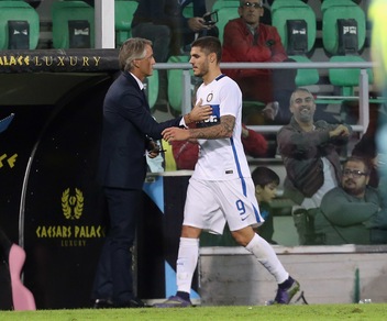 Mancini: «Con i gol di Icardi avremmo dei punti in più»