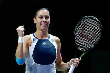 Wta Finals, reazione Pennetta: battuta Radwanska in due set