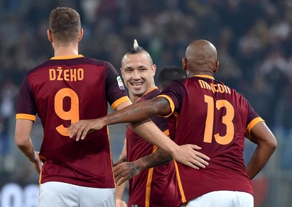Roma-Udinese 3-1: giallorossi primi con Pjanic, Maicon e Gervinho