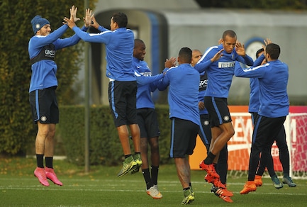 L'Inter si prepara alla #SfidaDaPaura con la Roma