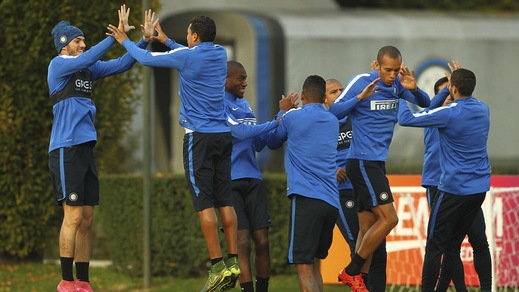L'Inter si prepara alla #SfidaDaPaura con la Roma