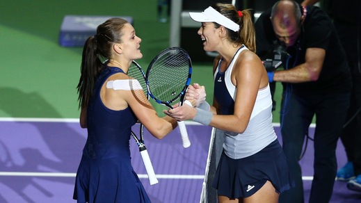Wta Finals, Muguruza ko: Radwanska prima finalista