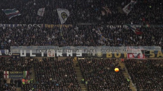 Inter, la curva con Rossi: «Solo gli interisti fanno imprese straordinarie»