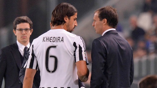 Juventus, sollievo Khedira: nessuna lesione