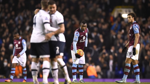 Tottenham, tris all'Aston Villa