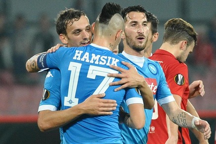 Europa League, Napoli-Midtjylland 5-0: azzurri qualificati da primi