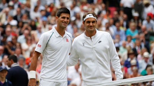 Atp, sorteggi: insieme Novak Djokovic e Roger Federer