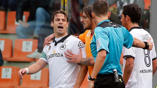 Serie B: tre turni di squalifica a Calaiò e Raicevic