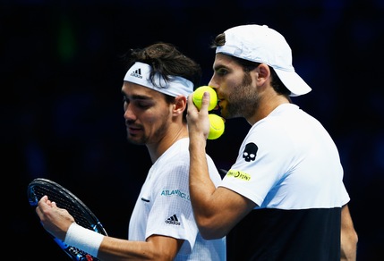 Tennis Atp Finals, per il doppio Fognini-Bolelli debutto con sconfitta
