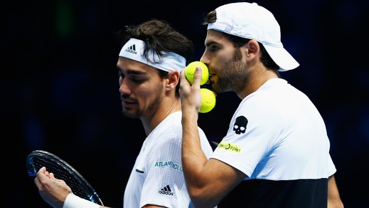 Tennis Atp Finals, per il doppio Fognini-Bolelli debutto con sconfitta