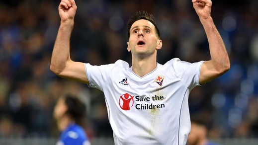 Fiorentina, Kalinic: «Primo posto? Speriamo di continuare così»