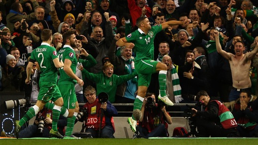 Euro 2016, spareggi: Irlanda-Bosnia 2-0: doppietta di Walters, festa a Dublino