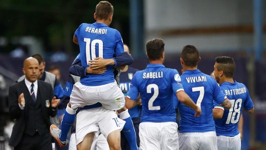 Diretta Italia-Lituania Under 21 2-0: Berardi e Benassi gol