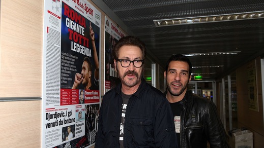 Giallini e Leo: «Roma con noi anche sul set»