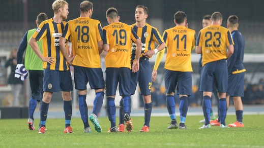 Serie A Verona, squadra in ritiro per la gara con Napoli