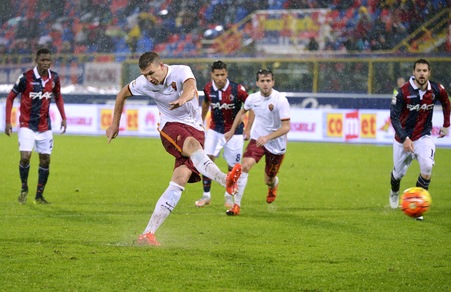 Serie A, Bologna-Roma 2-2: Pjanic e Dzeko non bastano
