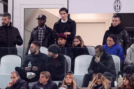 Juventus-Milan, in tribuna c'è la coppia Satta-Boateng