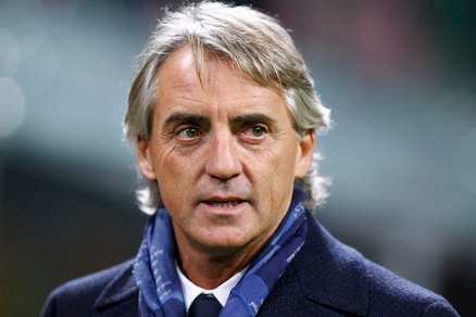 Inter, Mancini: «Felici di essere in vetta. Il Napoli? Non è un bivio scudetto»