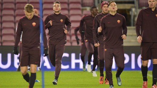 Champions League Roma, rifinitura al Camp Nou: c'è il Barcellona nel mirino