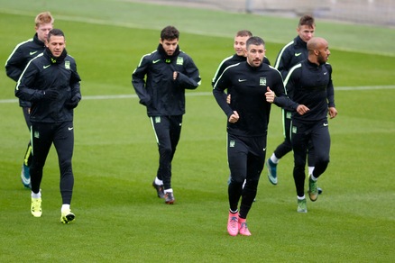 Il Manchester City si prepara al match contro la Juventus