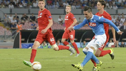 Europa League, Bruges-Napoli a porte chiuse