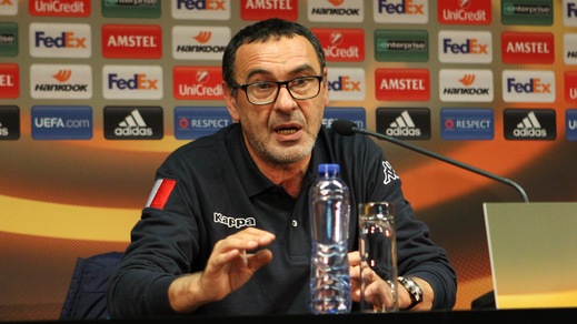 Europa League, Sarri: «Napoli, niente cali. A Bruges è un esame»