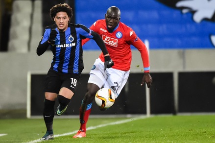 Europa League, diretta Bruges-Napoli 0-1: sblocca Chiriches al 41'