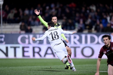 Serie B, Salernitana-Pro Vercelli 1-2: la doppietta di Mustacchio