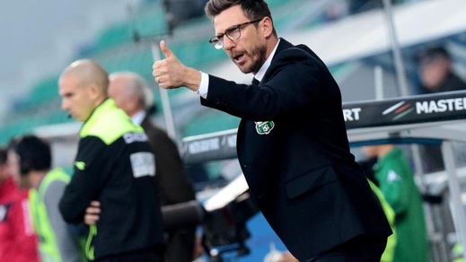 Serie A Sassuolo, Di Francesco: «L'obiettivo rimane la salvezza»