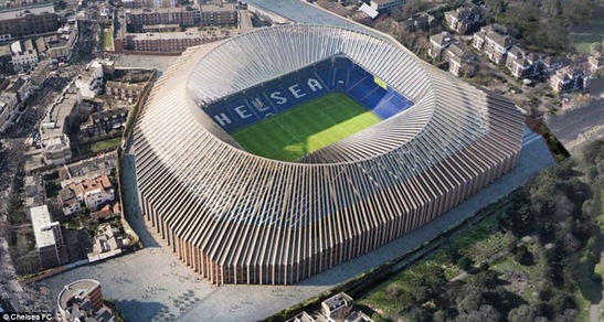 Chelsea, ecco il nuovo Stamford Bridge