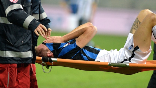 Serie A Atalanta, per Conti distorsione alla caviglia