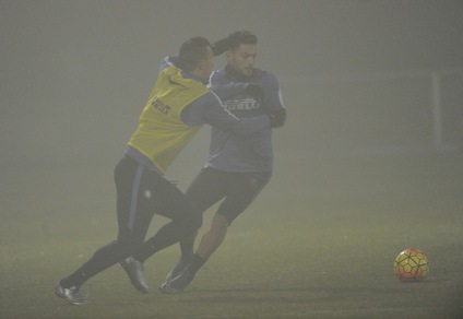 Inter, si lavora con la nebbia