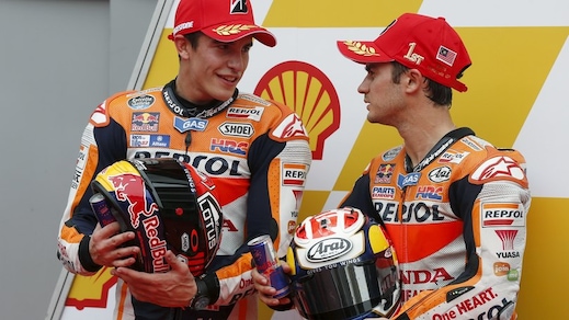 MotoGp, Honda: Pedrosa e Marquez fanno festa a Motegi