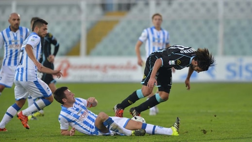 Pescara-Entella 2-0: Oddo torna a vincere