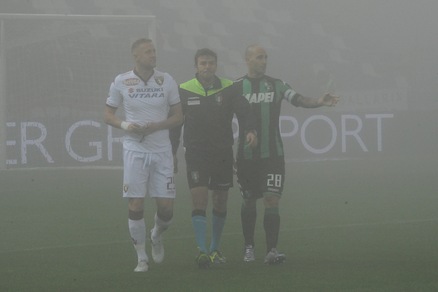 Sassuolo-Torino, nebbia fitta al Mapei Stadium: partita rinviata