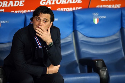 Coppa Italia, Sampdoria-Milan: la prima di Montella a 3,30