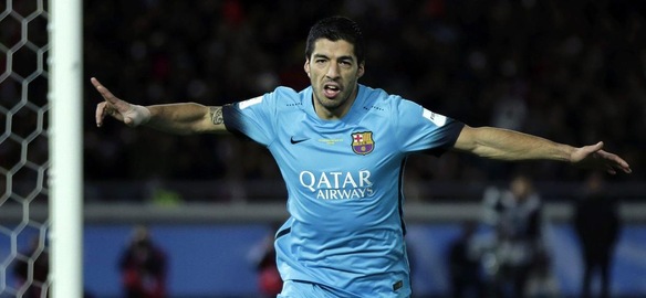 Mondiale per Club, Suarez scatenato: tripletta al Guangzhou e finale Barcellona-River