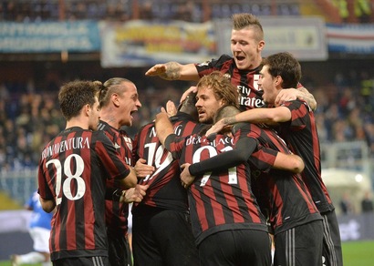 Coppa Italia, Sampdoria-Milan 0-2