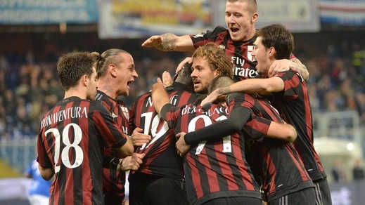 Coppa Italia, Sampdoria-Milan 0-2