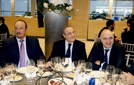 Liga Real Madrid, Perez e Benitez al pranzo di Natale