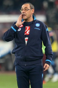 Serie A Napoli, Sarri: «Scudetto? Juve e Inter favorite»