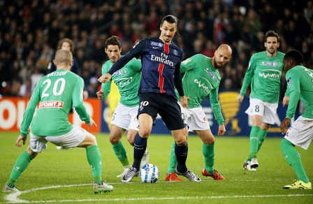 Ligue 1: Ibra show, doppio Di Maria. Il Psg a +20 sulle rivali